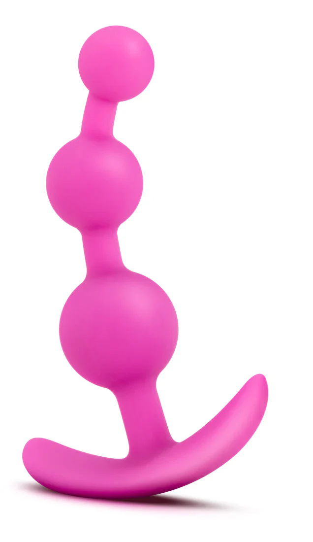 Luxe Be Me 3 Fuchsia 5.25-Inch Anal Plug With Handle - Image 4