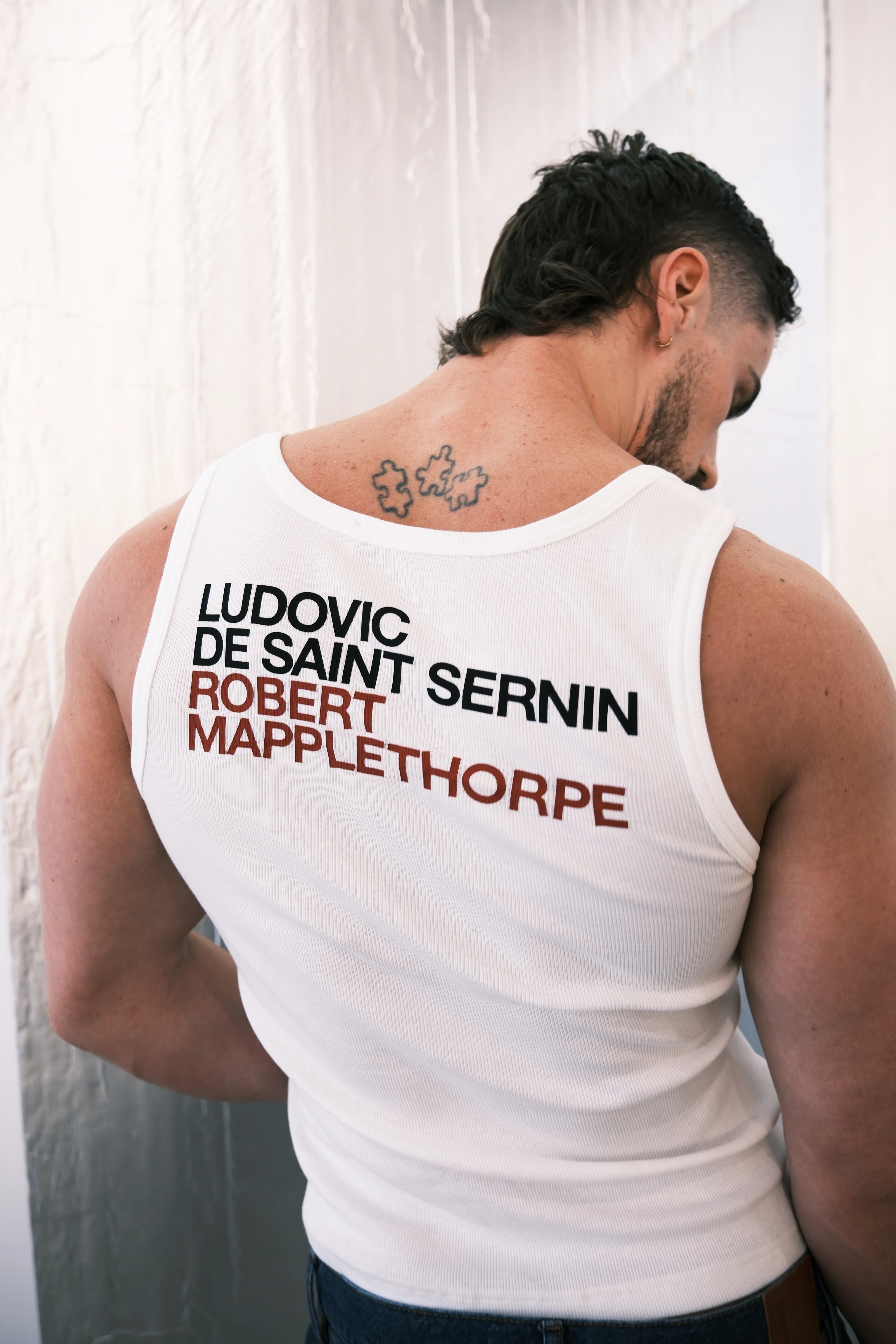 Mapplethorpe Self Portrait Tank Top by LUDOVIC DE SAINT SERNIN - Image 6