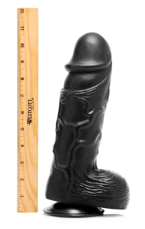 Master Cock Giant Black 10.25" Dong - Image 4
