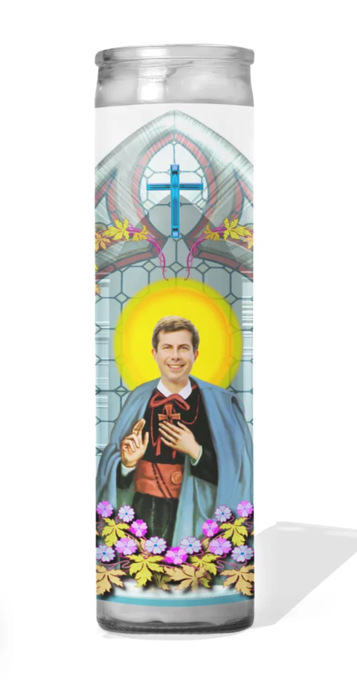Mayor Pete Buttigieg Celebrity Prayer Candle - Image 2