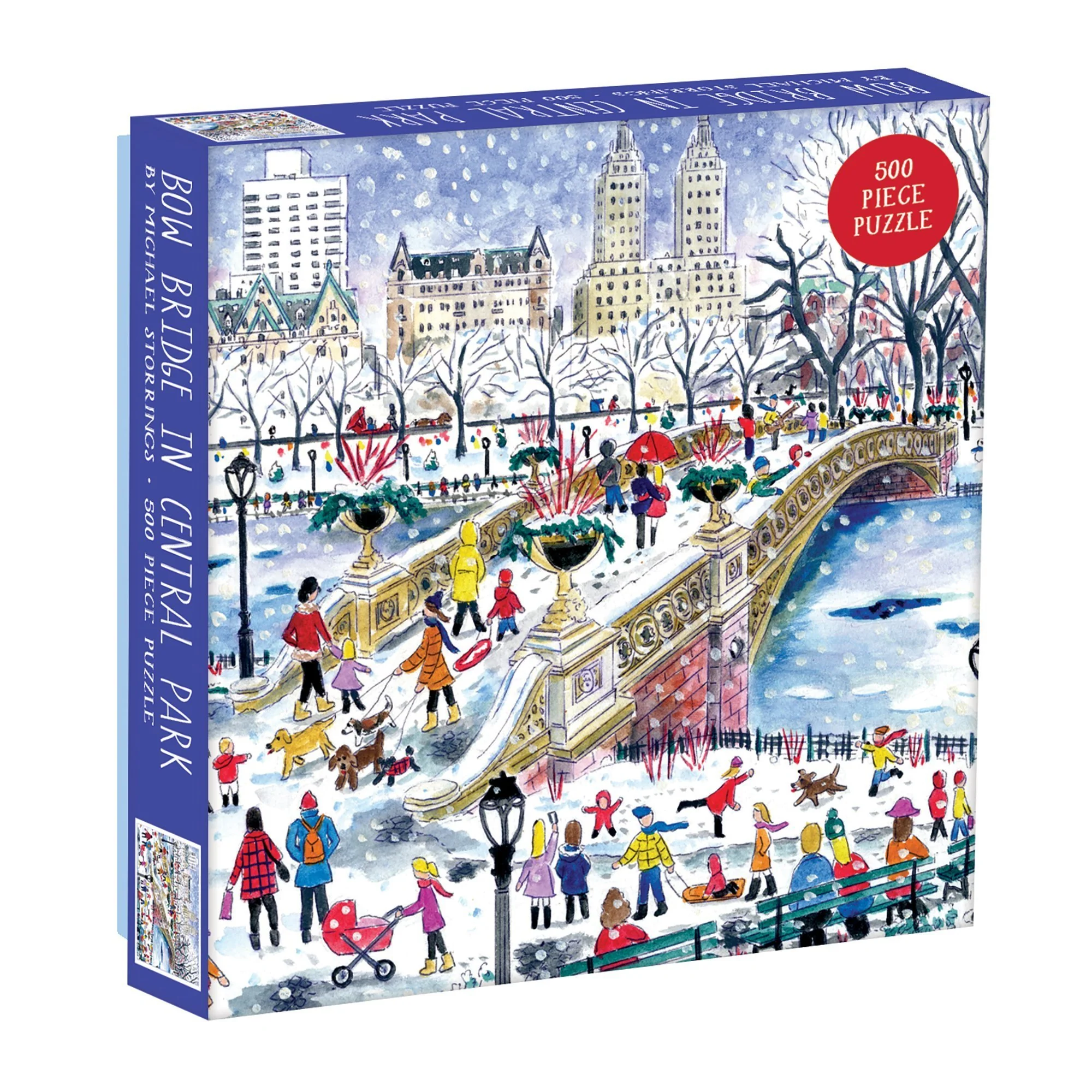Michael Storrings Bow Bridge In Central Park 500 Piece Jigsaw Puzzle - Image 6