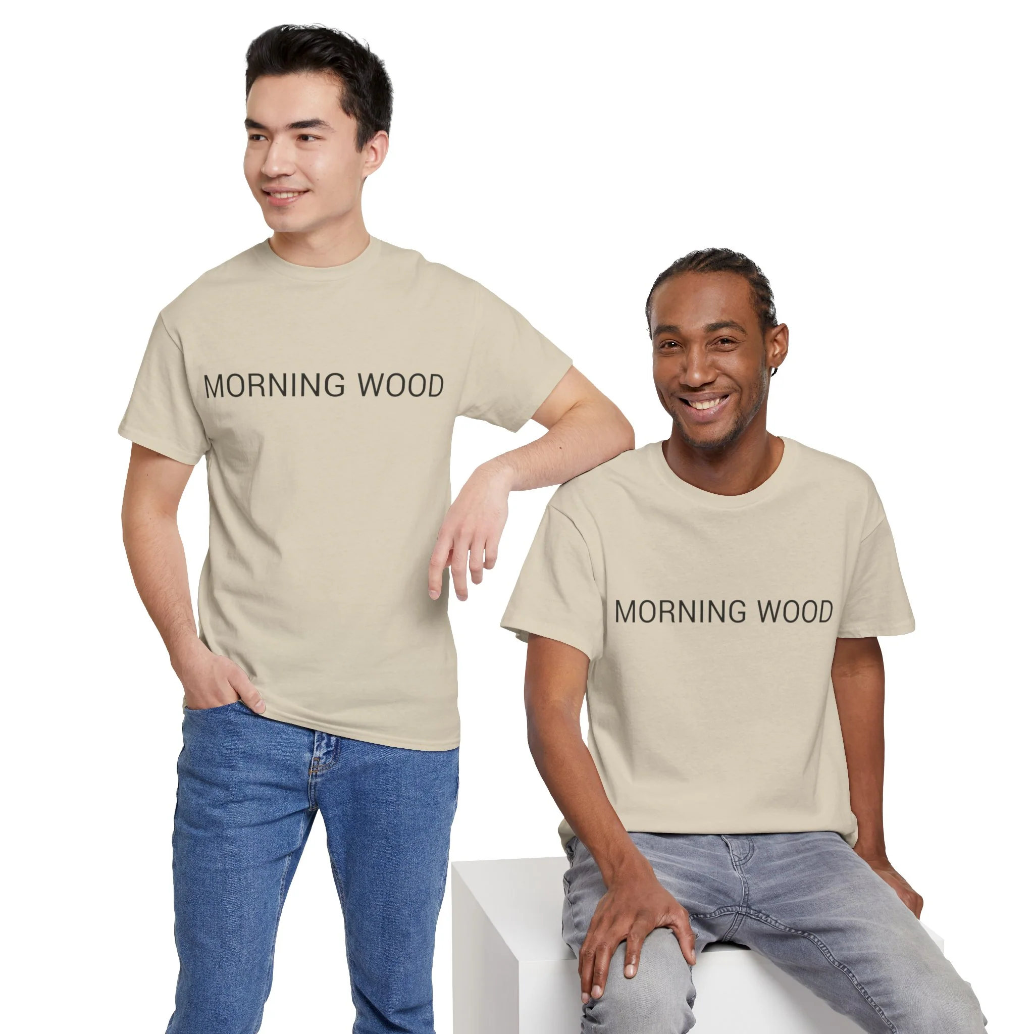 MORNING WOOD TEE BY CULTUREEDIT AVAILABLE IN 13 COLORS - Image 132