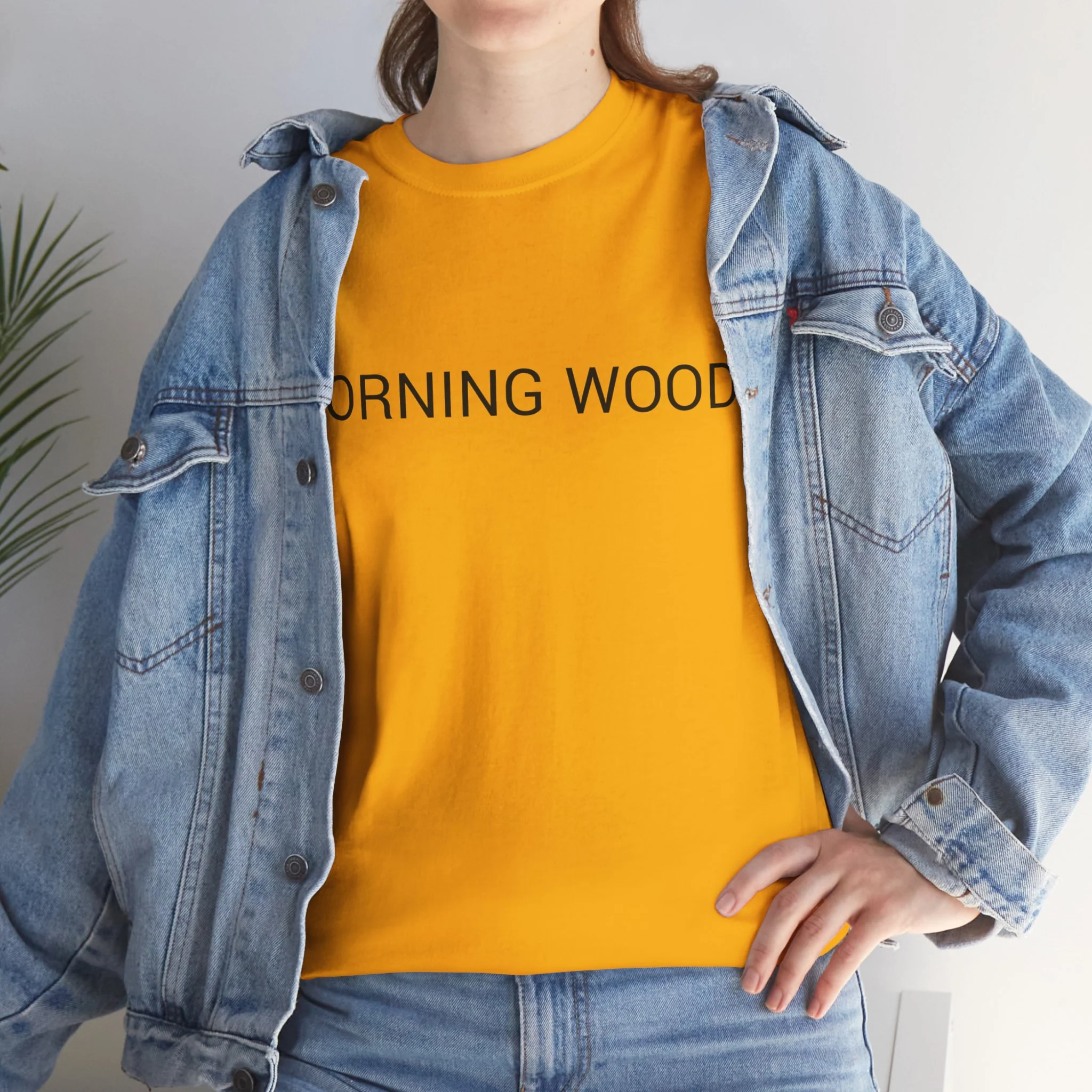MORNING WOOD TEE BY CULTUREEDIT AVAILABLE IN 13 COLORS - Image 211