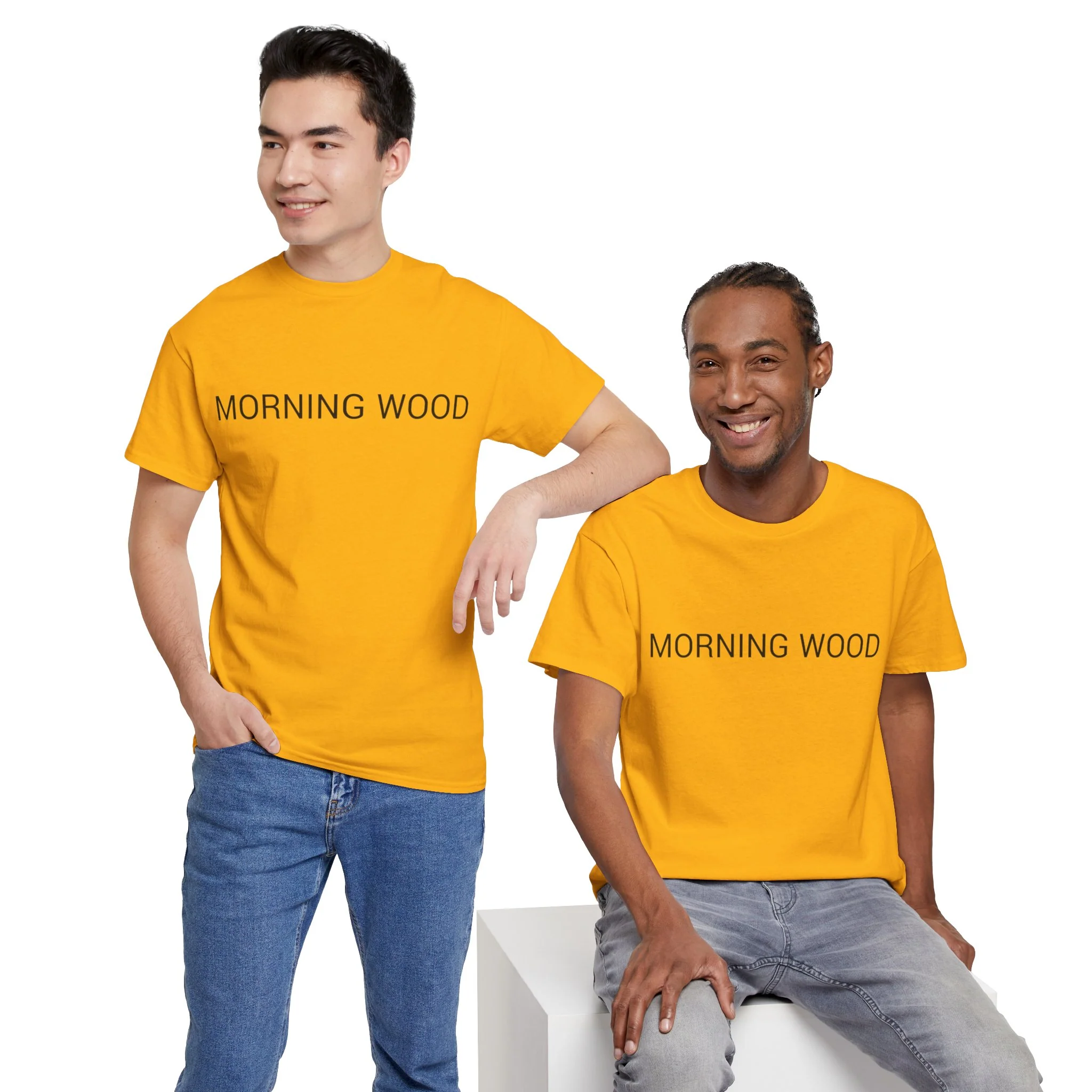 MORNING WOOD TEE BY CULTUREEDIT AVAILABLE IN 13 COLORS - Image 212