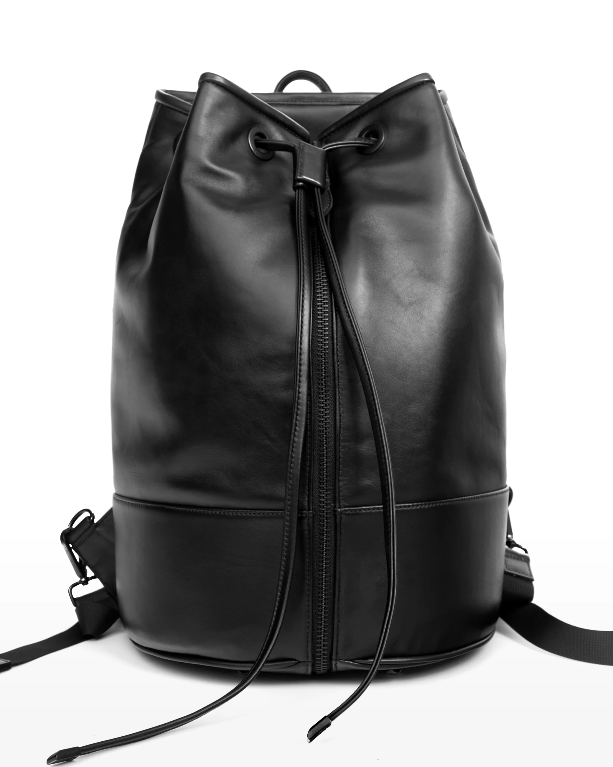 MORPHOSIX LUX UTILITY LEATHER BAG RAVEN BLACK - Image 2