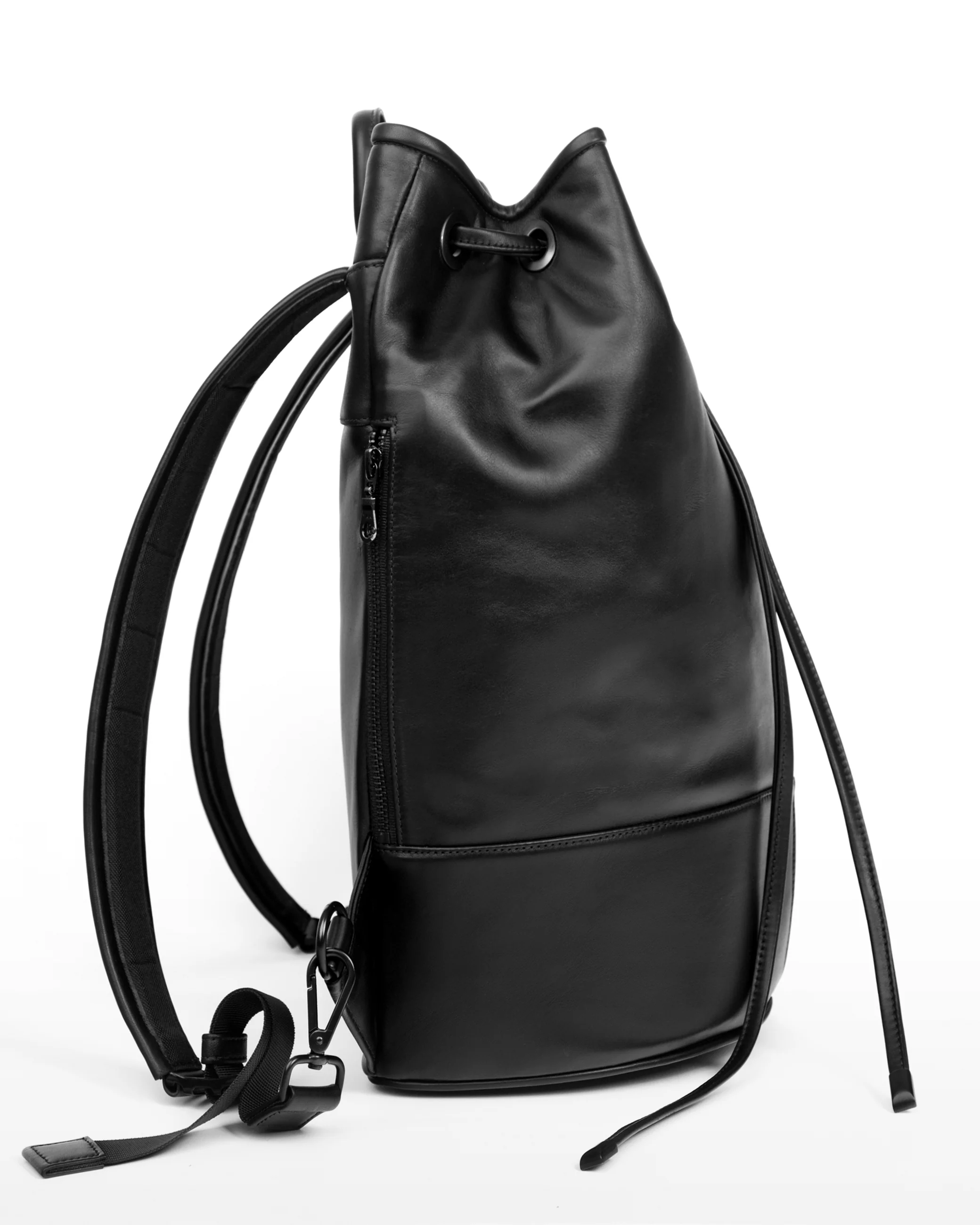 MORPHOSIX LUX UTILITY LEATHER BAG RAVEN BLACK - Image 4