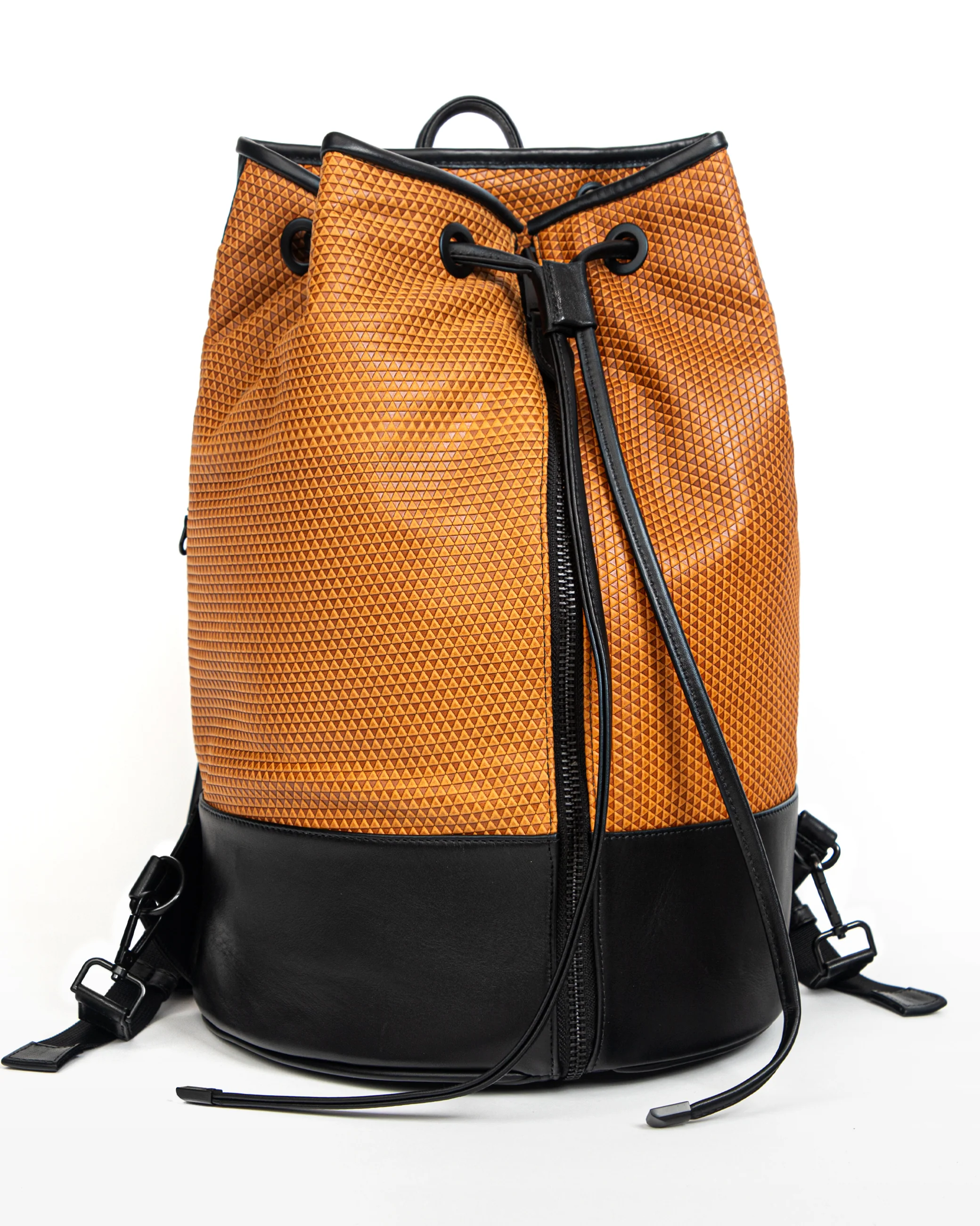 MORPHOSIX LUX UTILITY LEATHER BAG GOLDEN AMBER - Image 2