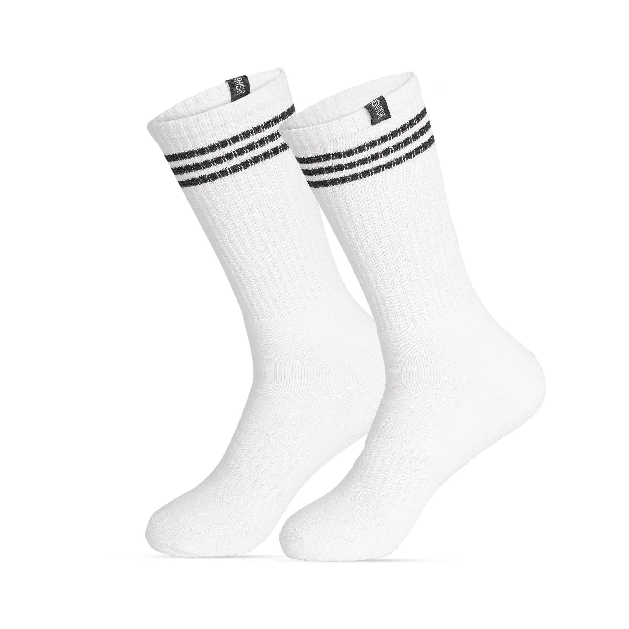 Mounderwear Athletic Crew Socks Sport - White