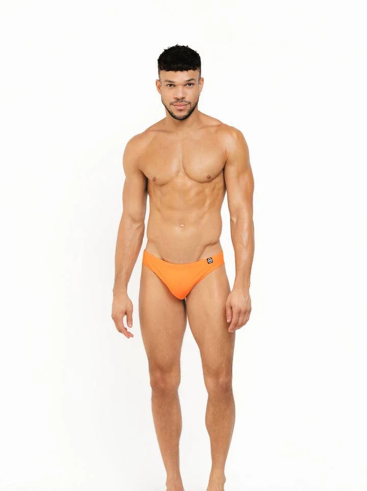 Mounderwear Core Swim Brief - Orange - Image 8