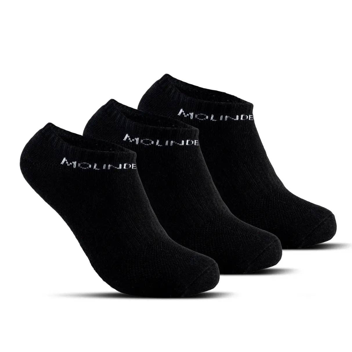 Mounderwear Everyday Low Cut Athletic Ankle Sock - Black - Image 2