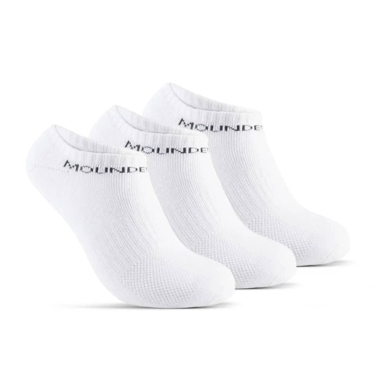 Mounderwear Everyday Low Cut Athletic Ankle Sock -White - Image 2