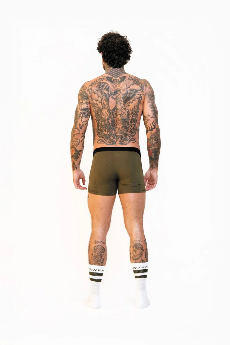 Mounderwear The Standard Boxer Briefs - Army - Image 4