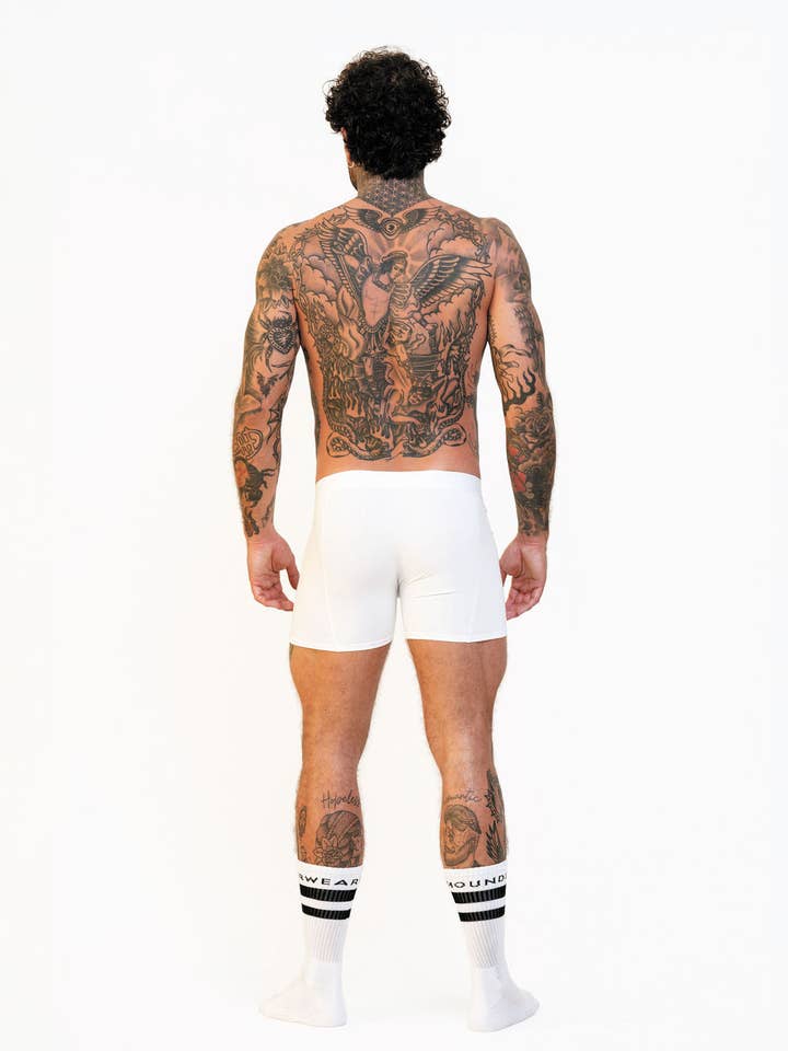 Mounderwear The Standard Boxer Briefs - White - Image 3
