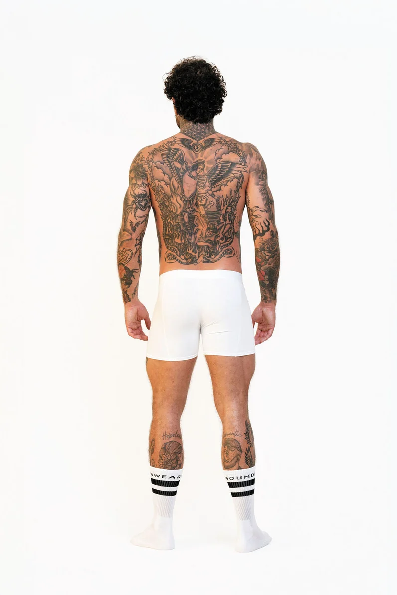 Mounderwear The Standard Boxer Briefs - White - Image 4