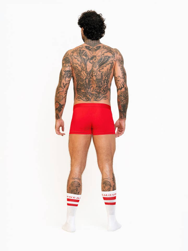Mounderwear The Standard Trunk - Red - Image 2