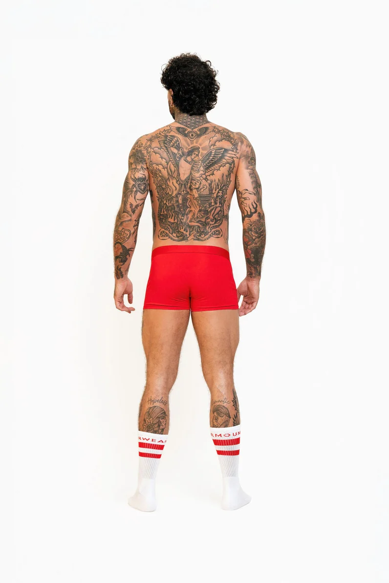 Mounderwear The Standard Trunk - Red - Image 5