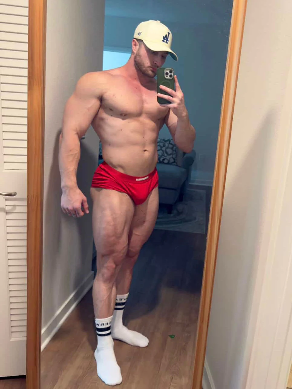 Mounderwear The Standard Trunk - Red - Image 7