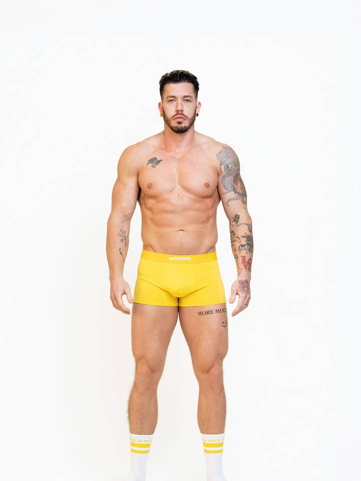 Mounderwear The Standard Trunk - Yellow - Image 4