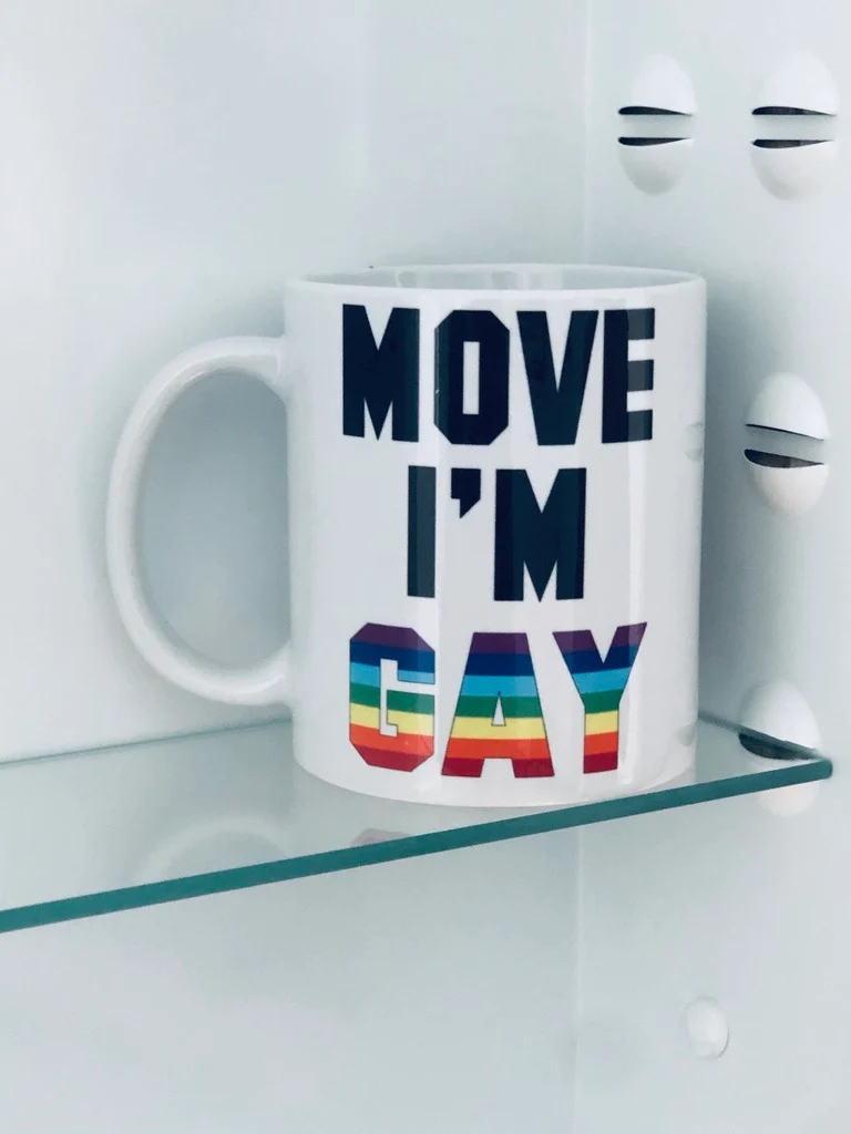 MOVE I'M GAY MUG - Image 2