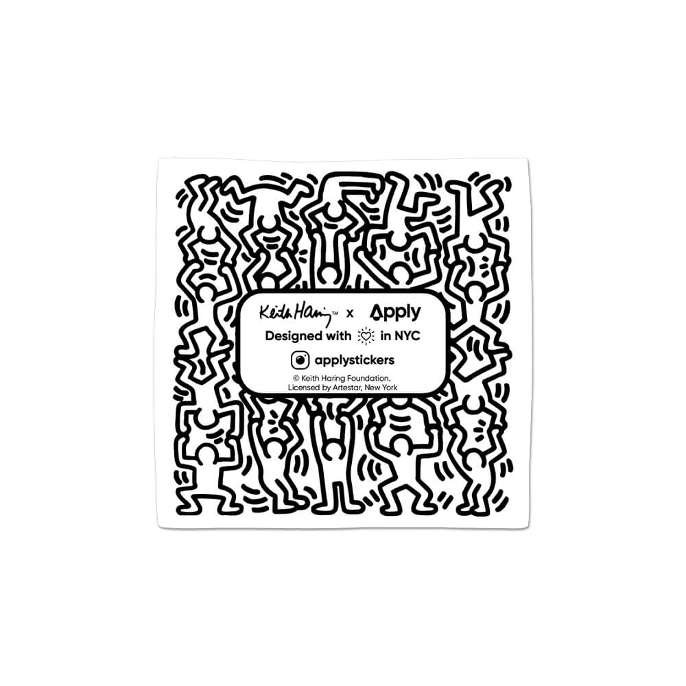 New York By Keith Haring - Die-Cut Sticker (Holidays) - Image 2