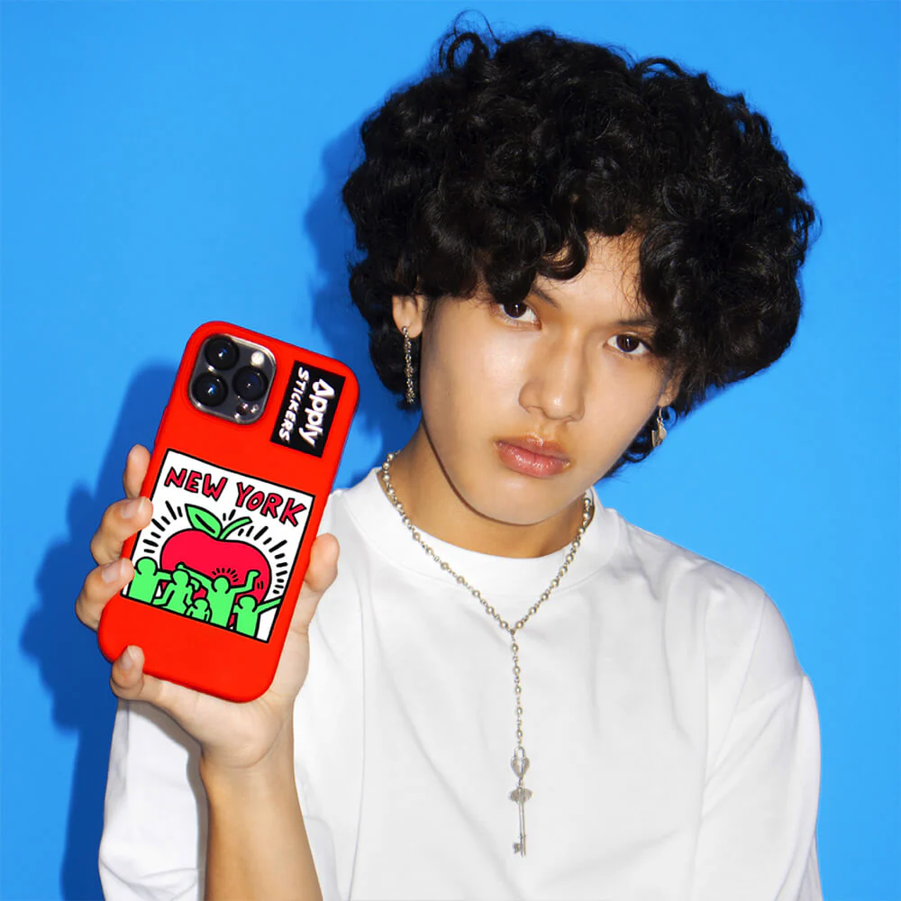 New York By Keith Haring - Die-Cut Sticker (Holidays) - Image 3