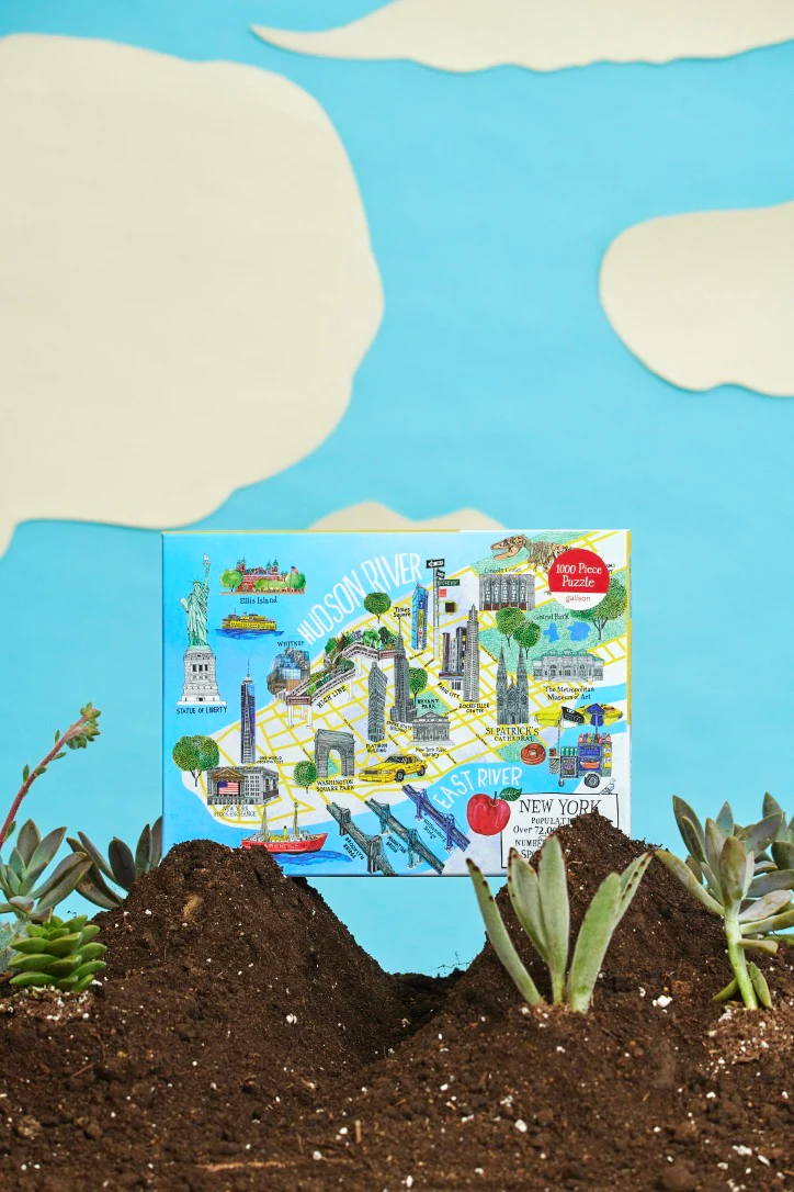 NEW YORK CITY MAP 1000 PIECE JIGSAW PUZZLE