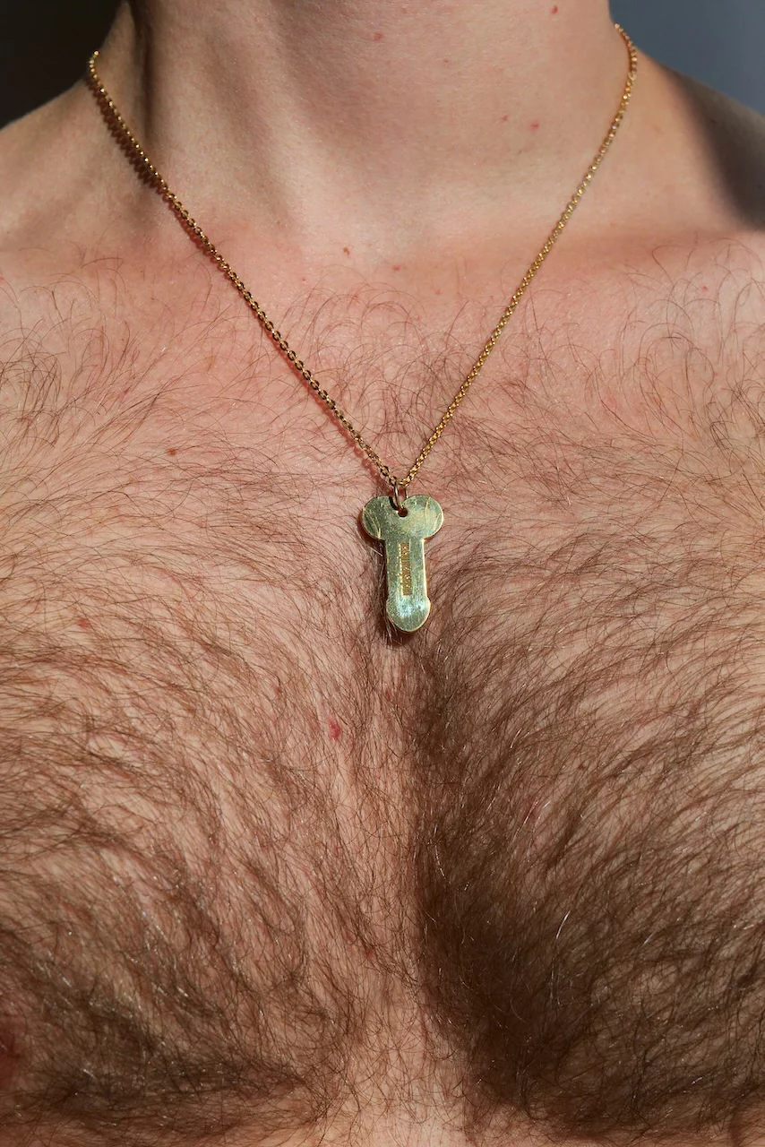 NICLAS HENRIKSEN THE D NECKLACE GOLD - Image 3