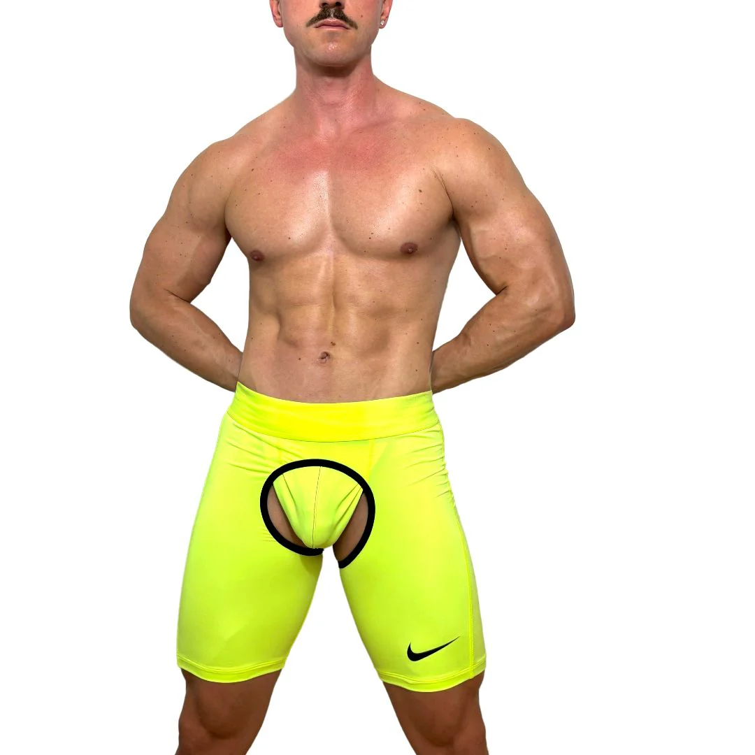 Nike Sport Neon Green Short Chaps By SNEAKERMASK - Image 5