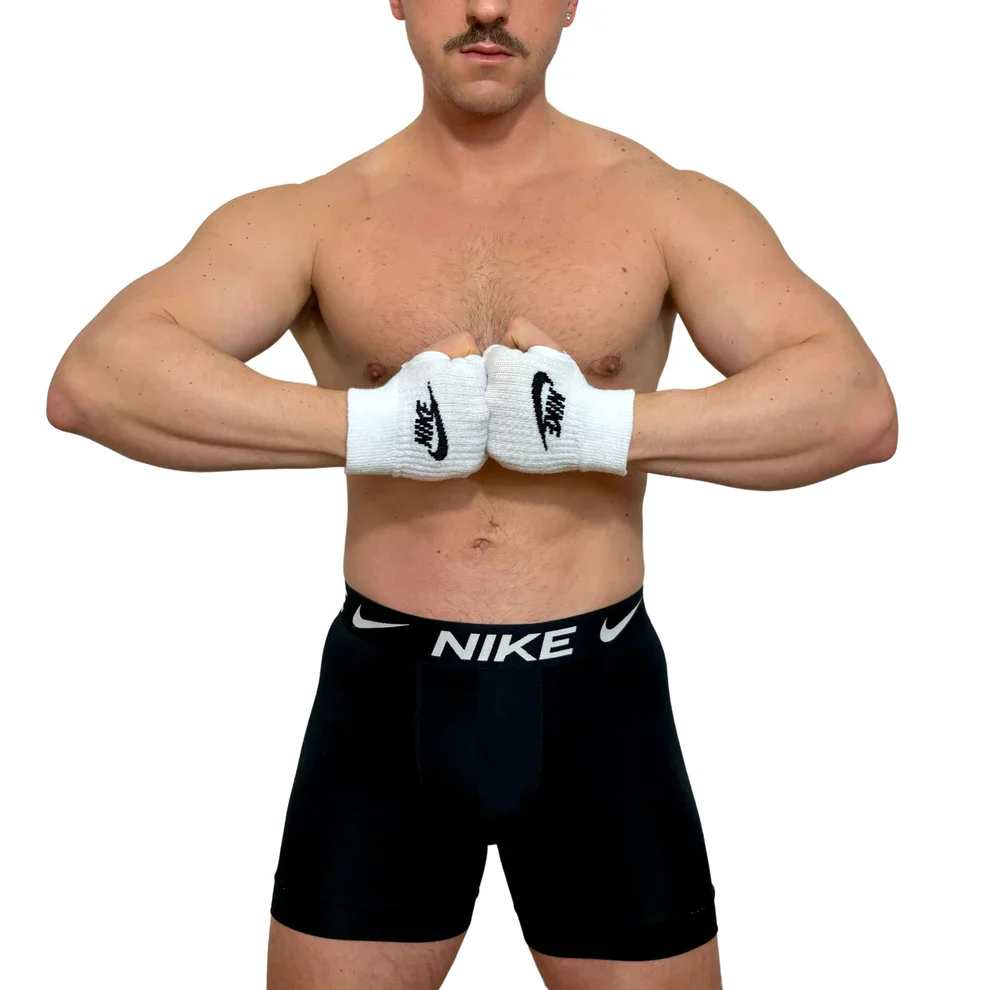 Nike Sport Short White Socks Gloves BY SNEAKERMASK - Image 3