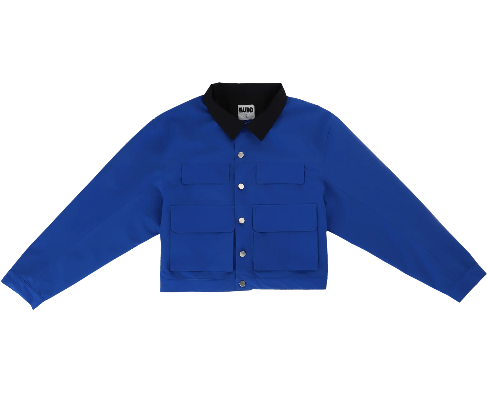 NUDD LABS CROP POCKET JACKET BLUE - Image 2
