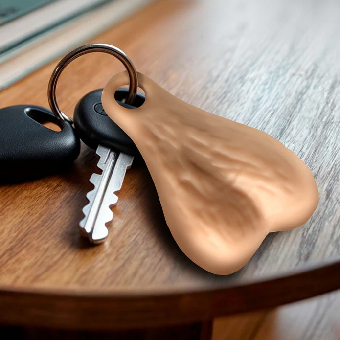 Big Ballers Nuts Keychain - Light