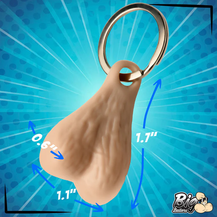 Big Ballers Nuts Keychain Set - Dark, Light, Silver - Image 5