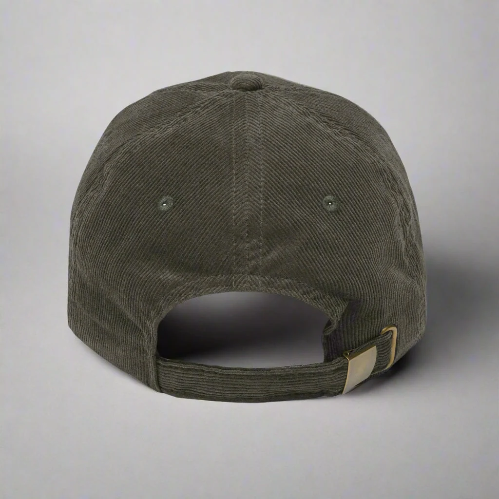 Nyc Gay Corduroy Hat in Olive - Image 2