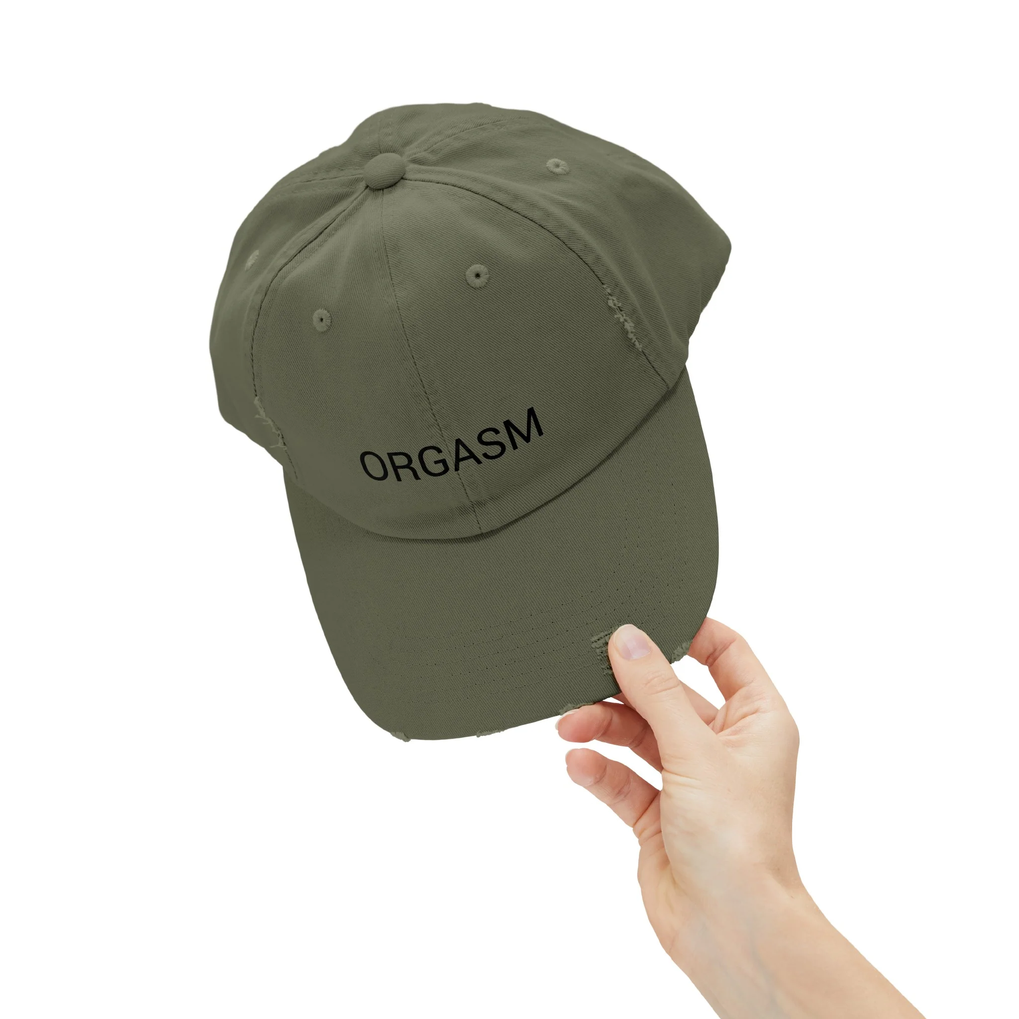 ORGASM Distressed Cap in 6 colors - Image 27