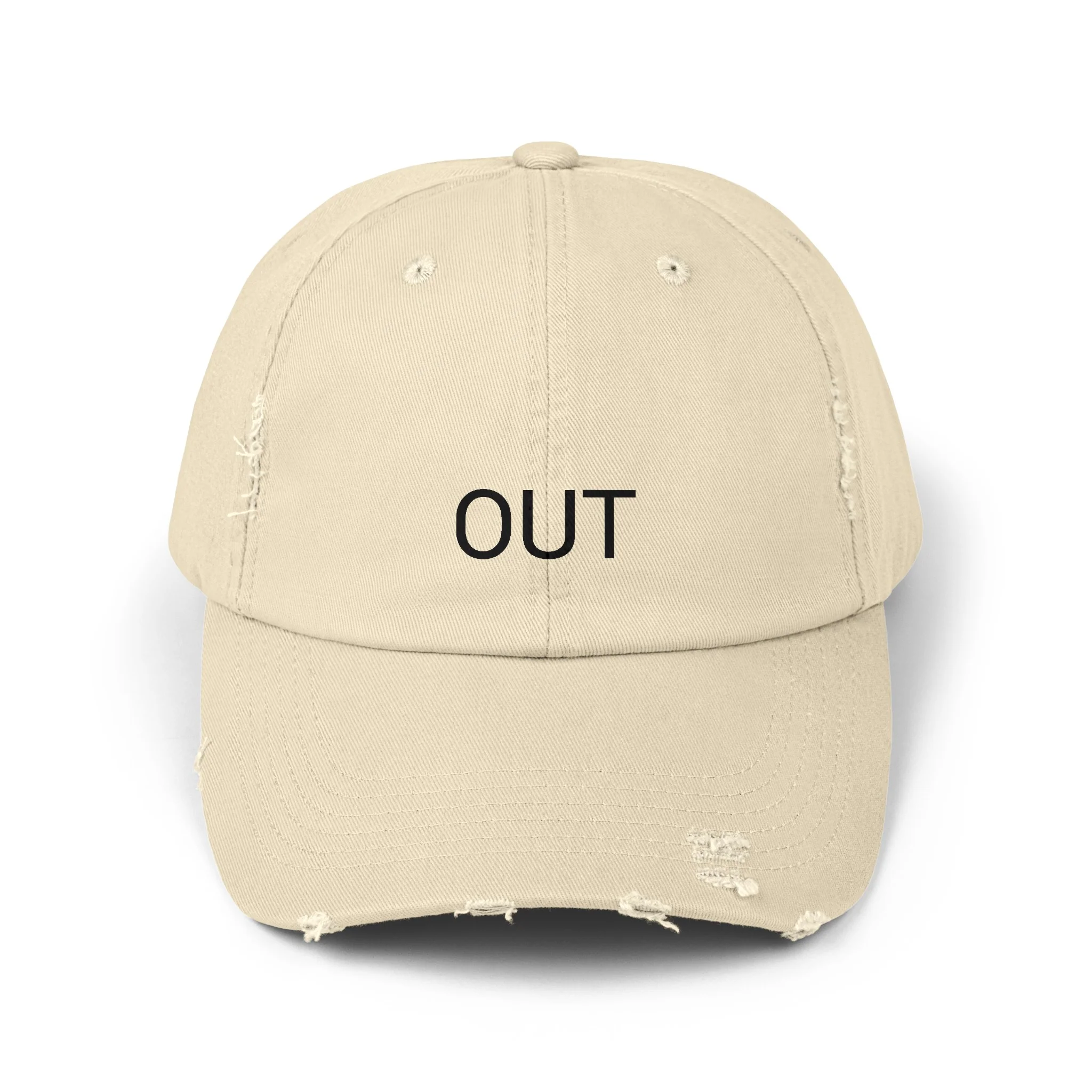 OUT Distressed Cap in 6 colors - Image 6