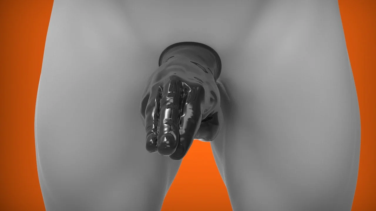 Oxballs Hand-Job Vibrating Cock Sheath - Night Edition - Image 6