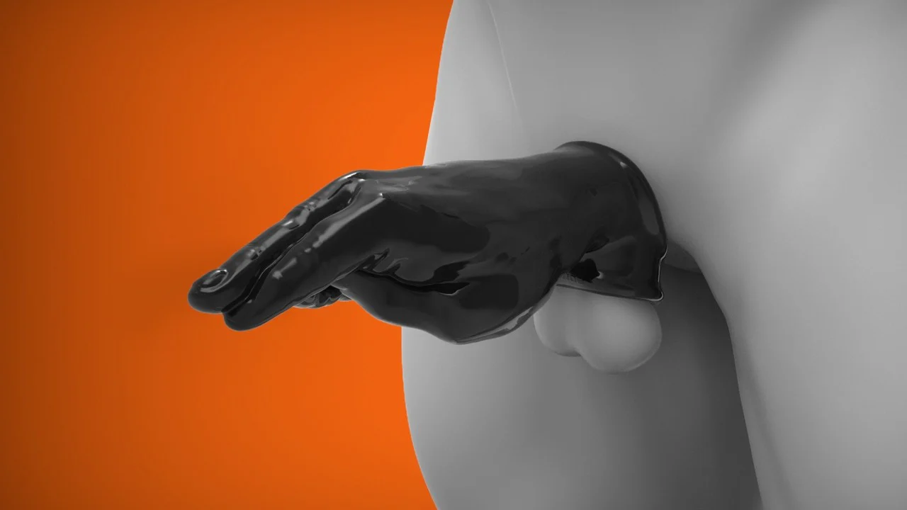 Oxballs Hand-Job Vibrating Cock Sheath - Night Edition - Image 7