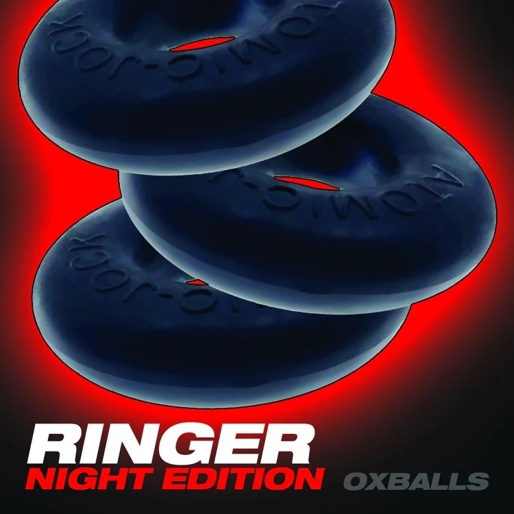 Oxballs Ringer Donut Cockring 3 Pack Night Edition - Image 16