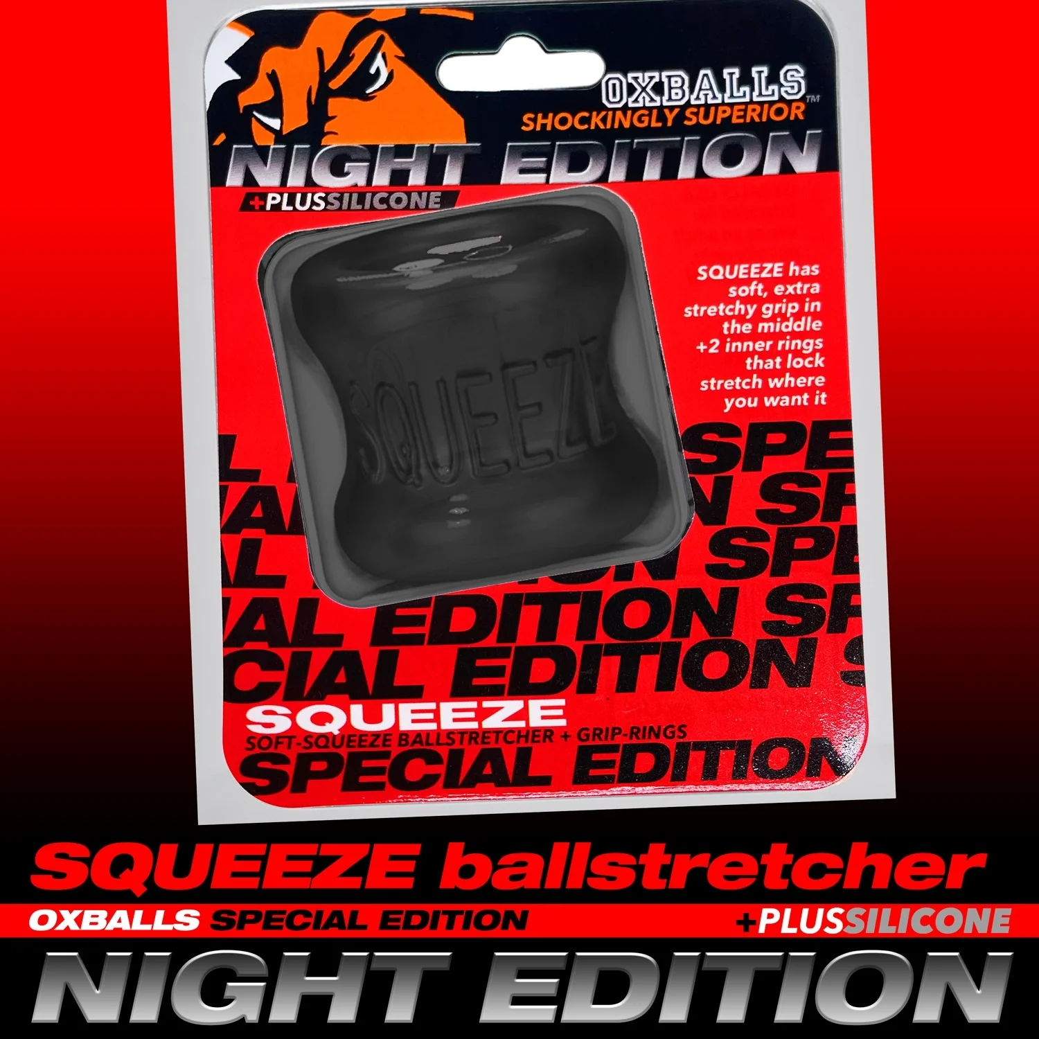 Oxballs Squeeze Ballstretcher Night Edition - Image 13