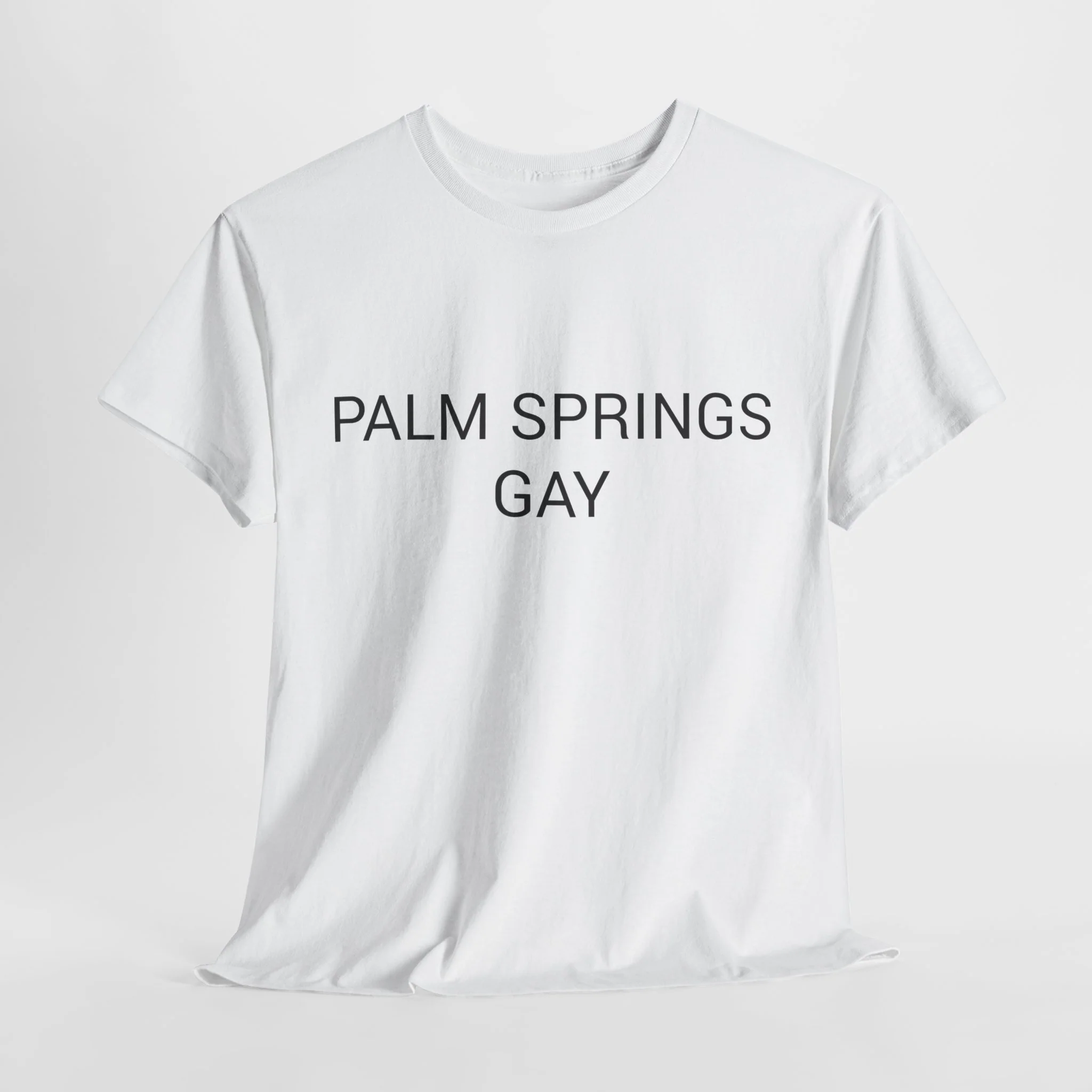 PALM SPRINGS GAY TEE BY CULTUREEDIT AVAILABLE IN 13 COLORS - Image 158