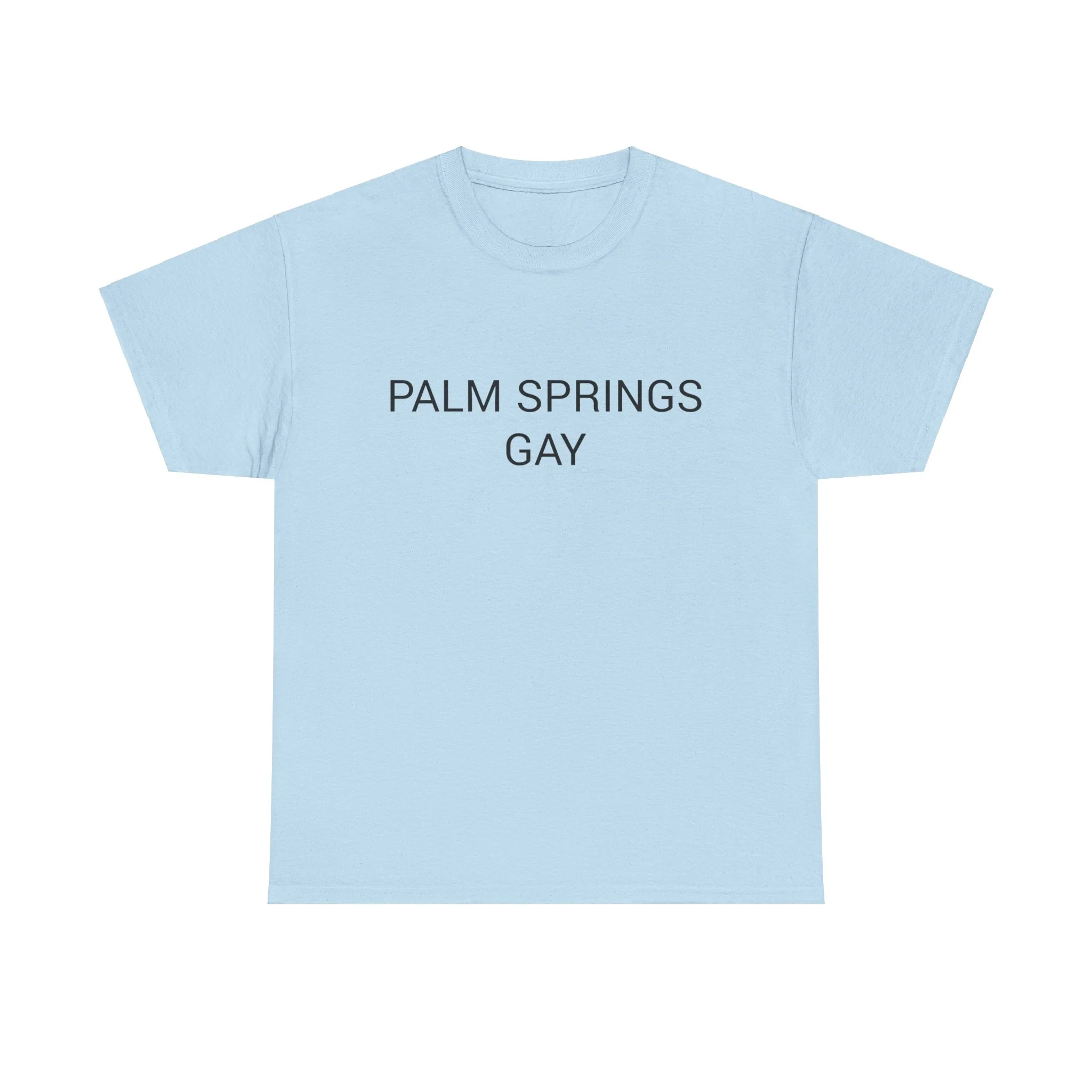PALM SPRINGS GAY TEE BY CULTUREEDIT AVAILABLE IN 13 COLORS - Image 2