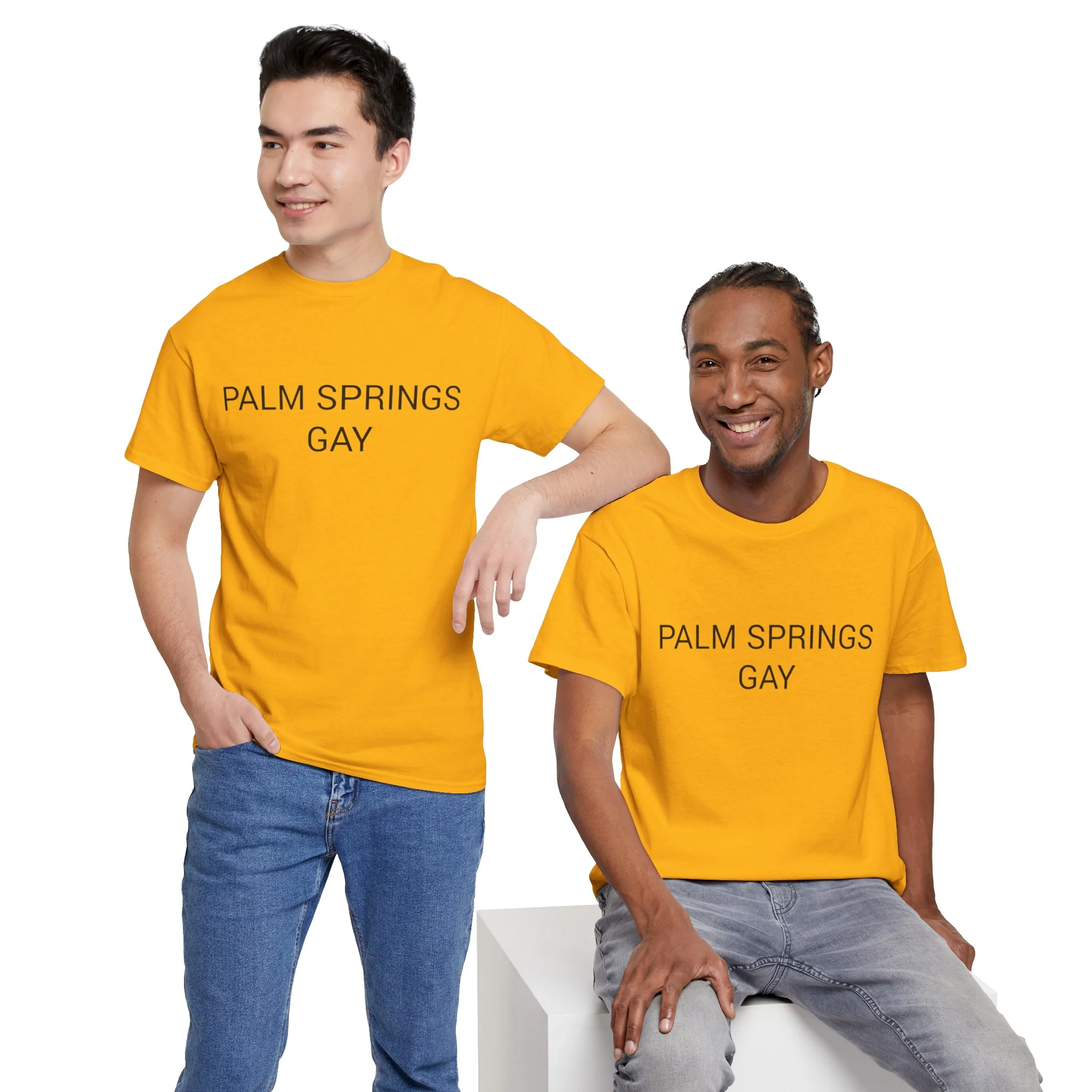 PALM SPRINGS GAY TEE BY CULTUREEDIT AVAILABLE IN 13 COLORS - Image 212