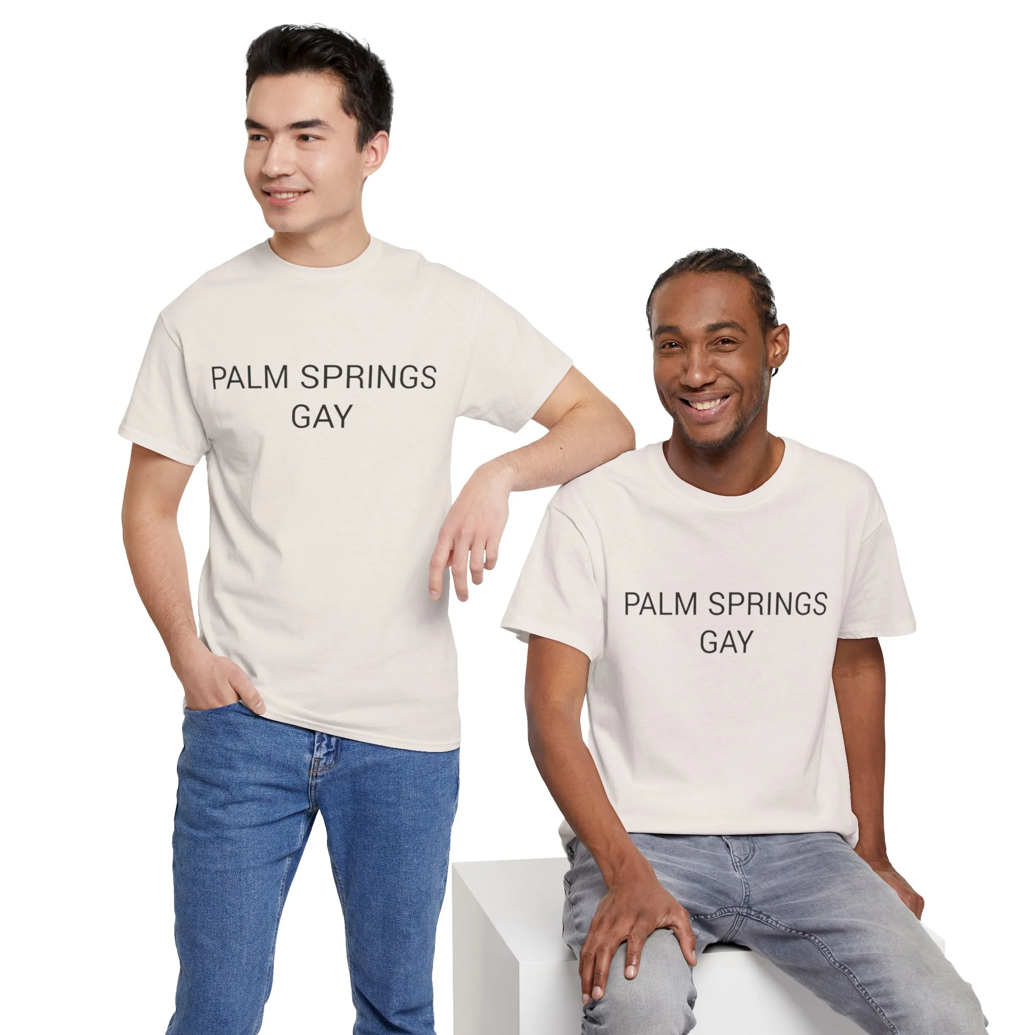 PALM SPRINGS GAY TEE BY CULTUREEDIT AVAILABLE IN 13 COLORS - Image 232