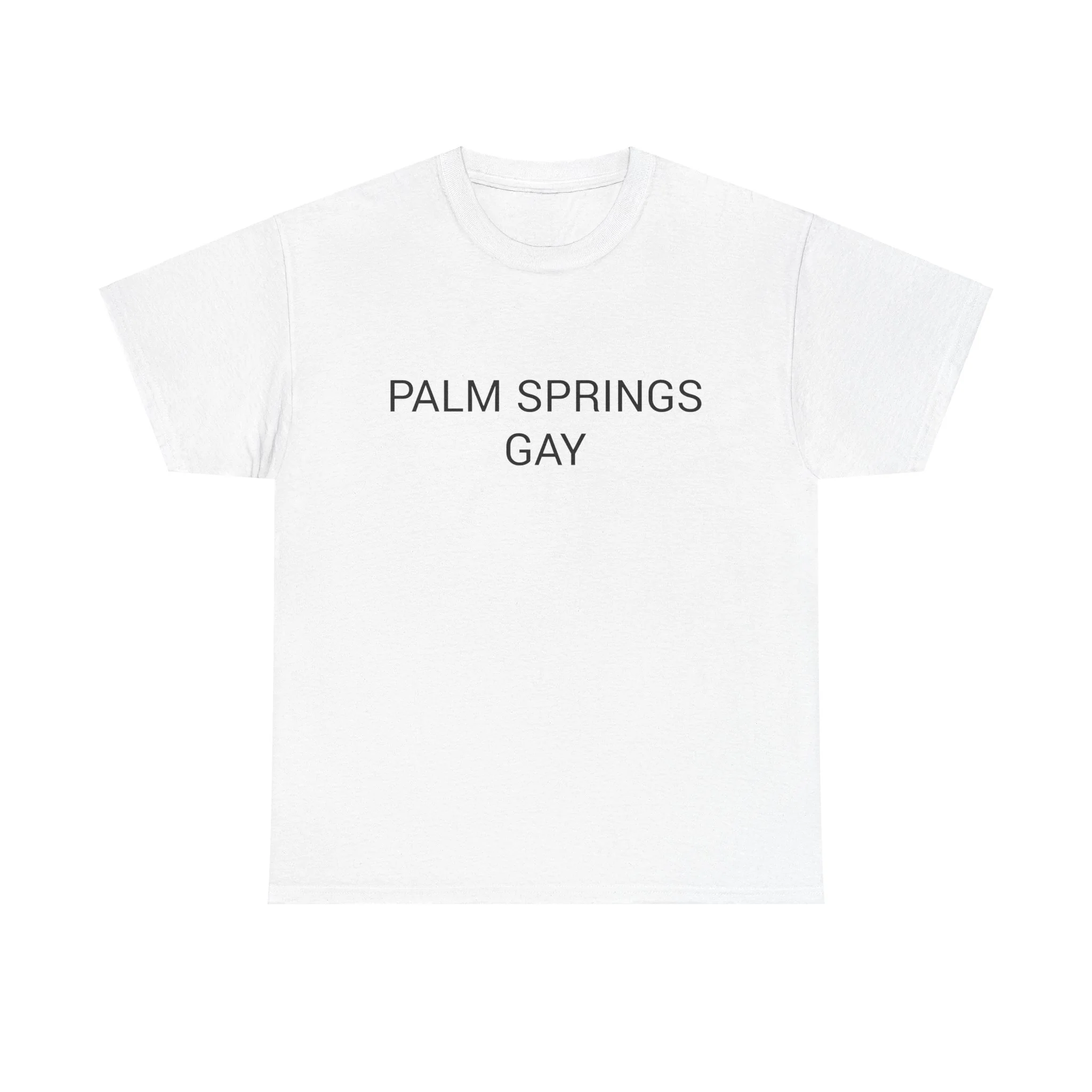 PALM SPRINGS GAY TEE BY CULTUREEDIT AVAILABLE IN 13 COLORS - Image 8