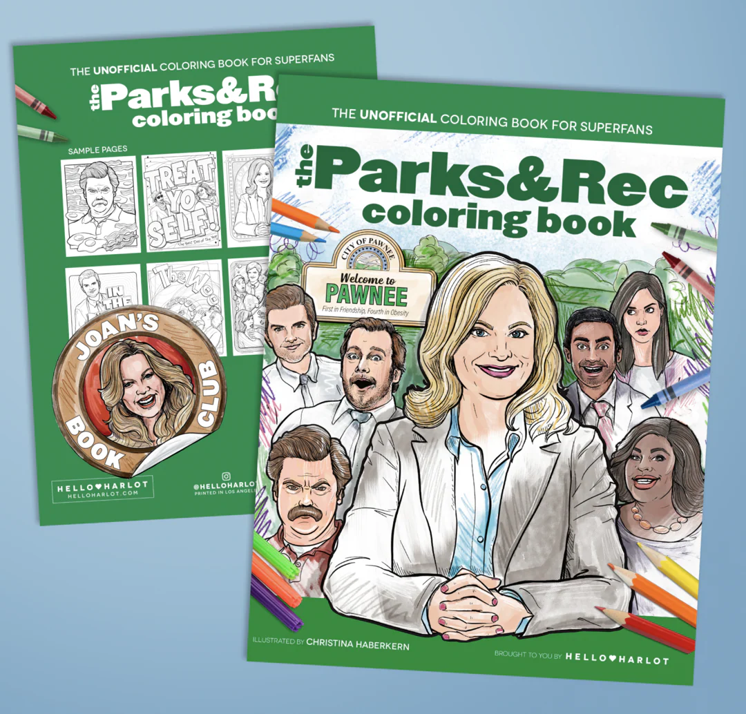 PARKS AND REC COLORING BOOK - Image 2