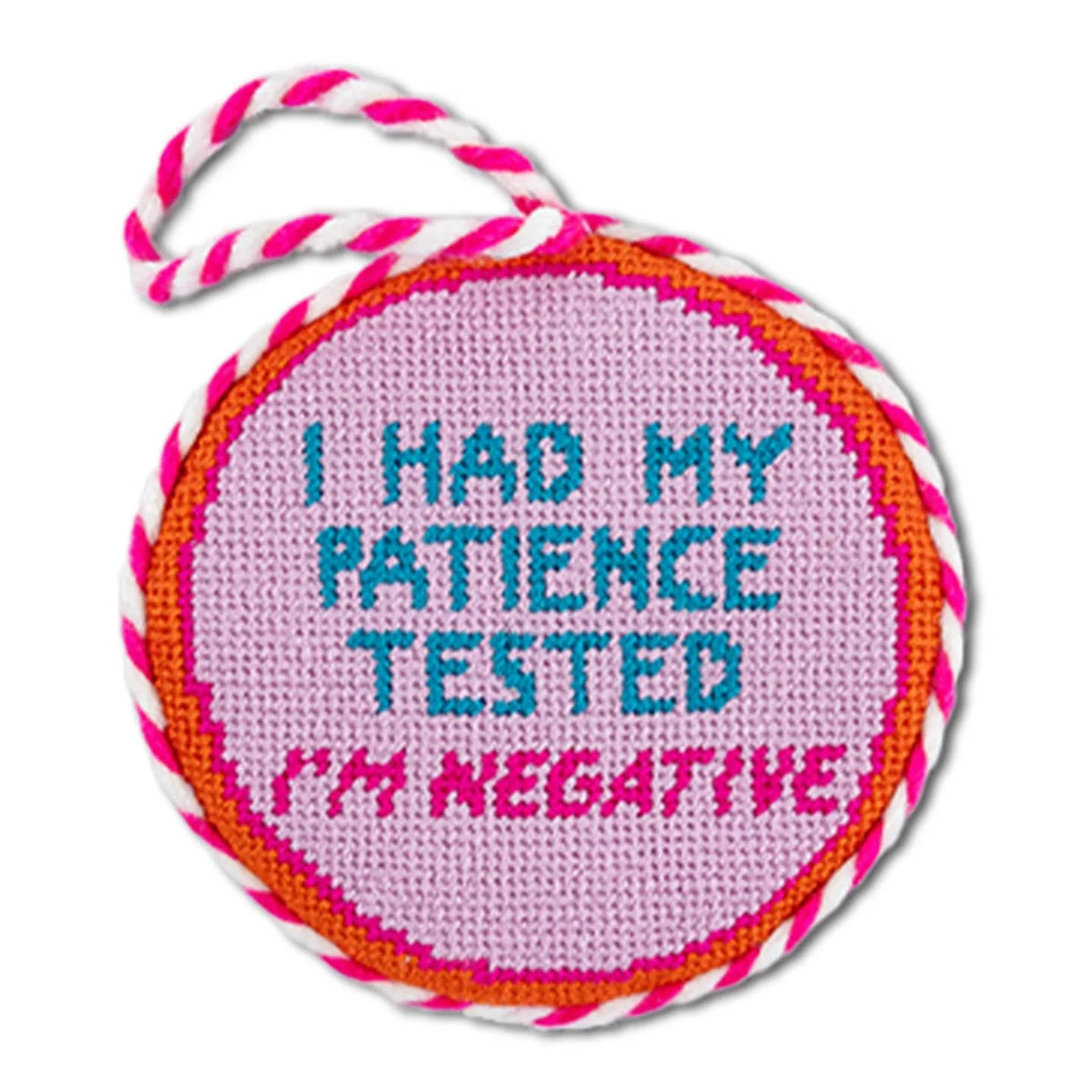 Patience Needlepoint Ornament - Image 2