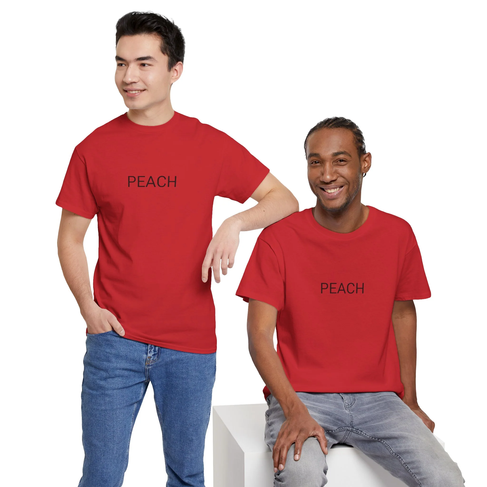 PEACH TEE BY CULTUREEDIT AVAILABLE IN 13 COLORS - Image 112