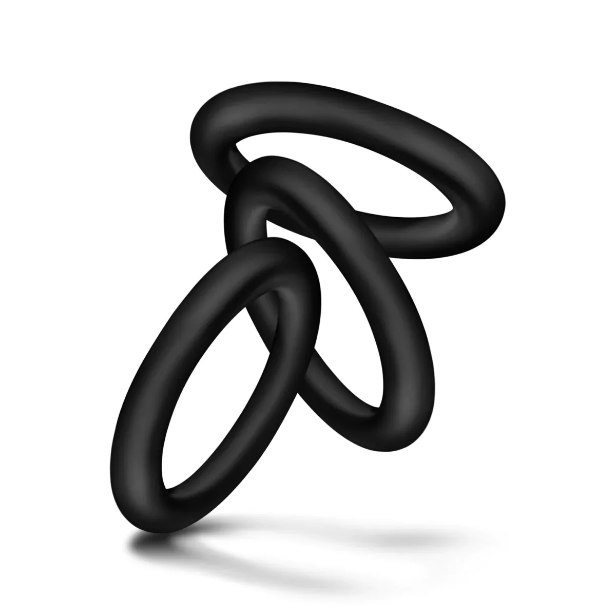Performance VS2 Black Small Penis Rings 3-Pack - Image 5