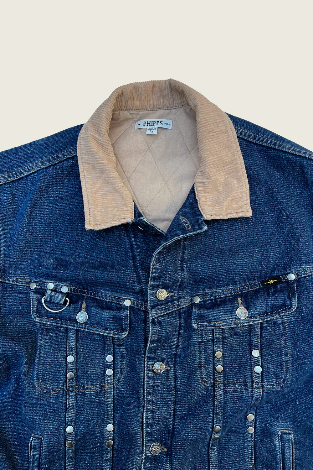 PHIPPS STUD DENIM JACKET - Image 3