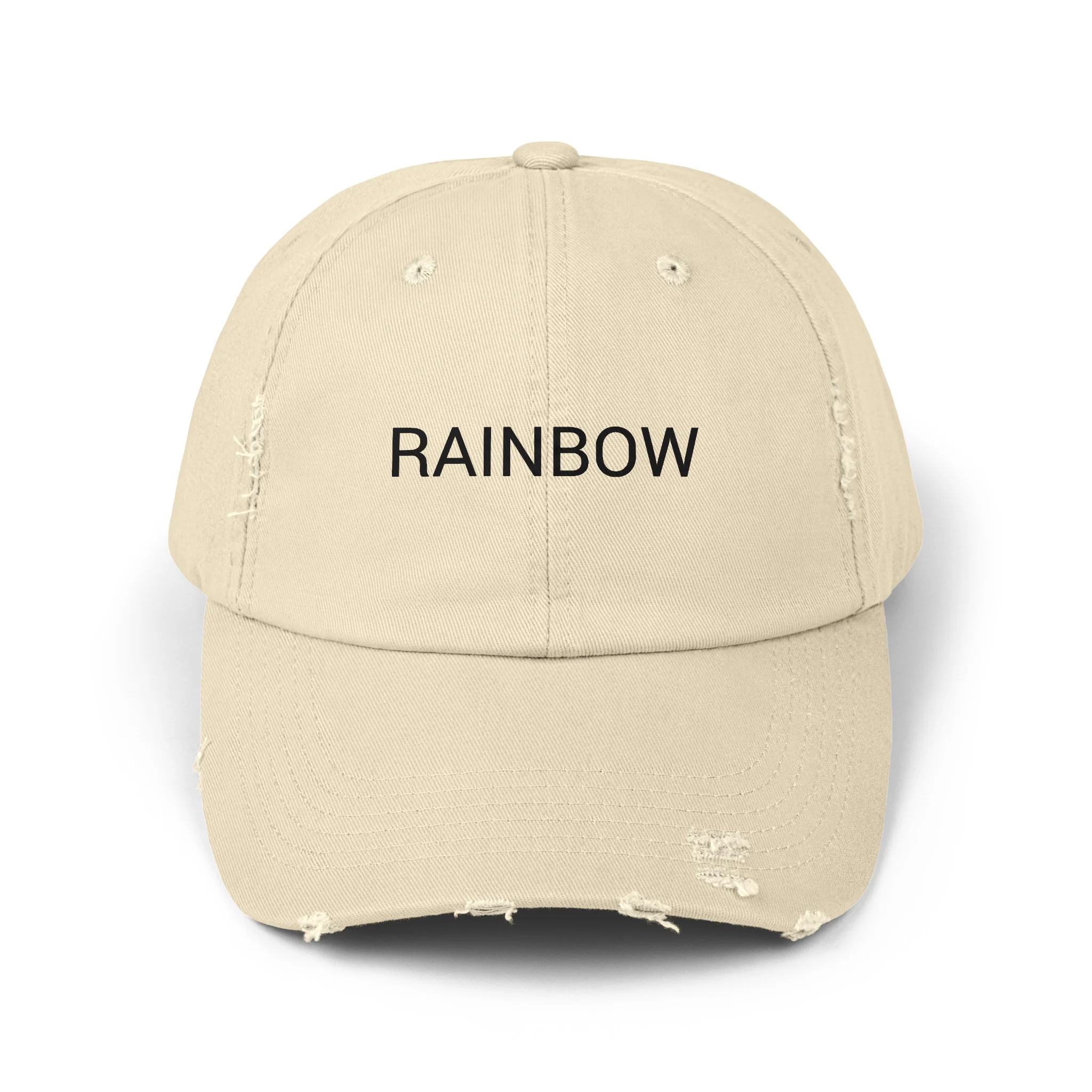 RAINBOW Distressed Cap in 6 colors - Image 6